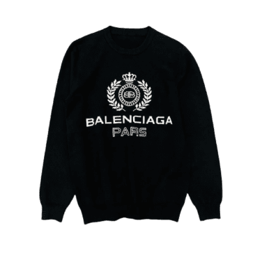 בלנסיאגה - Balenciaga Sweter - Black & White