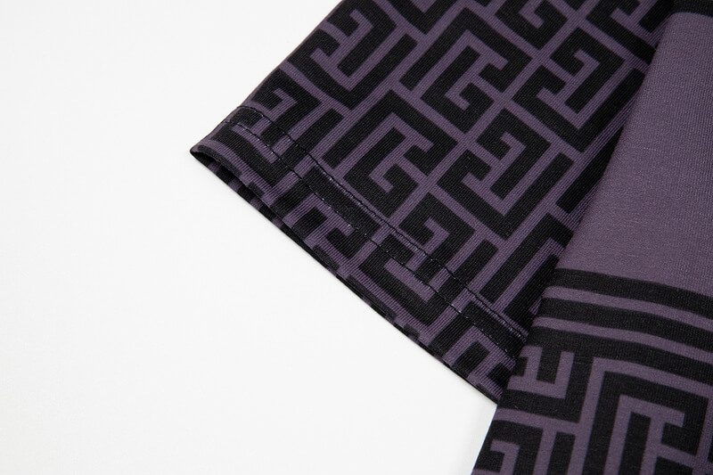 בלמן - Balmain TShirt - Black & Tolopea – תמונה 6