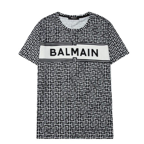 בלמן - Balmain TShirt - Black & White