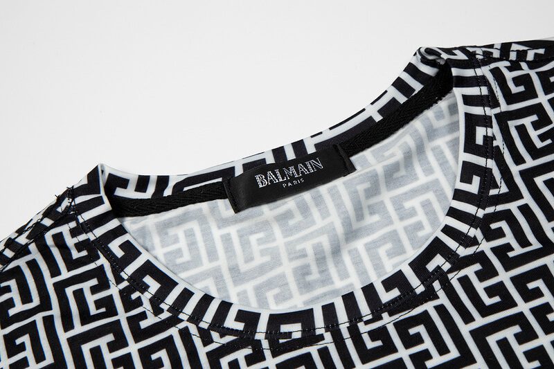 בלמן - Balmain TShirt - Black & White – תמונה 3