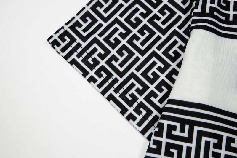 בלמן - Balmain TShirt - Black & White – תמונה 5