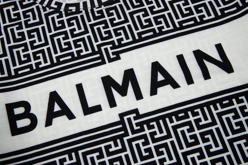 בלמן - Balmain TShirt - Black & White – תמונה 6