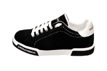 דולצ'ה וגבאנה-D&G Shoes - Black Pearl & White
