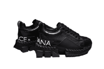 דולצ'ה וגבאנה-D&G Shoes - Black White