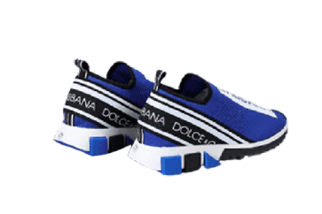 דולצ'ה וגבאנה-D&G Shoes - Blue Black & White