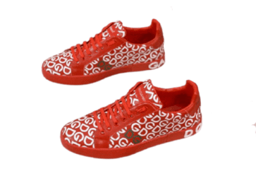 דולצ'ה וגבאנה-D&G Shoes - Red & White