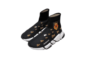 בלנסיאגה - Balenciaga Shoes - Black White & Yellow