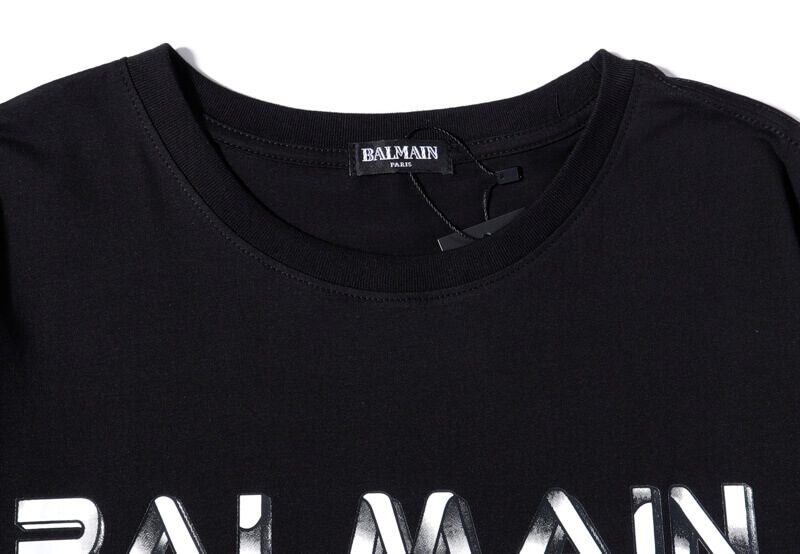 בלמן - Balmain TShirt - Black & White – תמונה 4