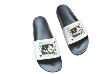 גוצ'י - GUCCI Slipper - Black White