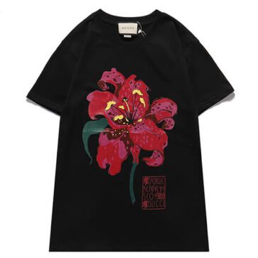 גוצ'י - GUCCI Tshirt - Black Red