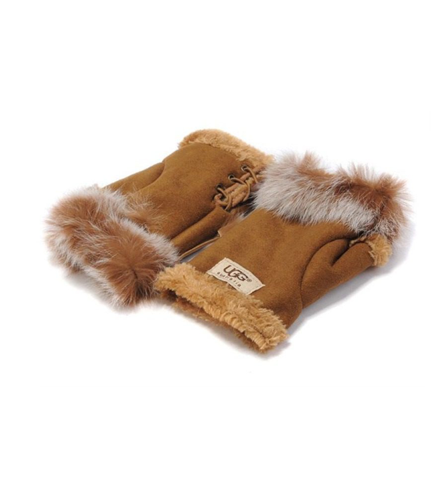 כפפות צמר האגג -UGG GLOVES FOX – תמונה 8