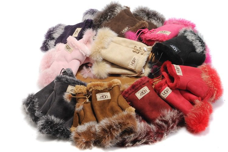 כפפות צמר האגג -UGG GLOVES FOX – תמונה 36