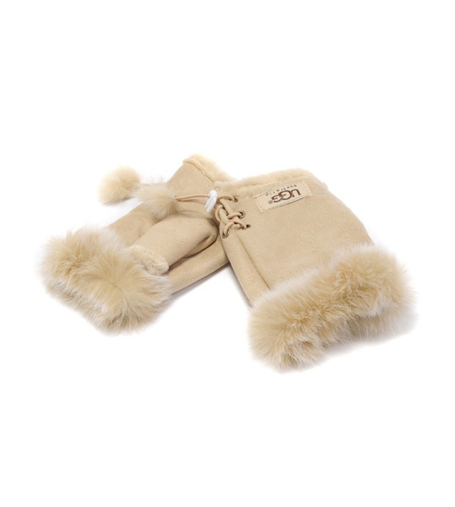 כפפות צמר האגג -UGG GLOVES FOX – תמונה 3