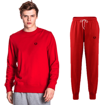 פרד פרי-FRED PERRY LONG SUITS RED