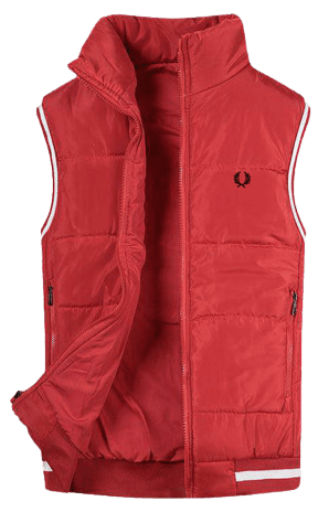 פרד פרי-FRED PERRY VEST MEN - RED