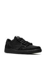 נעלי נייק-NIKE AIR JORDAN 1 LOW - BLACK Travis Scott