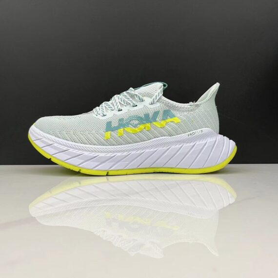 נעלי הוקה-HOKA ONE ONE CARBON X3 Light Gray