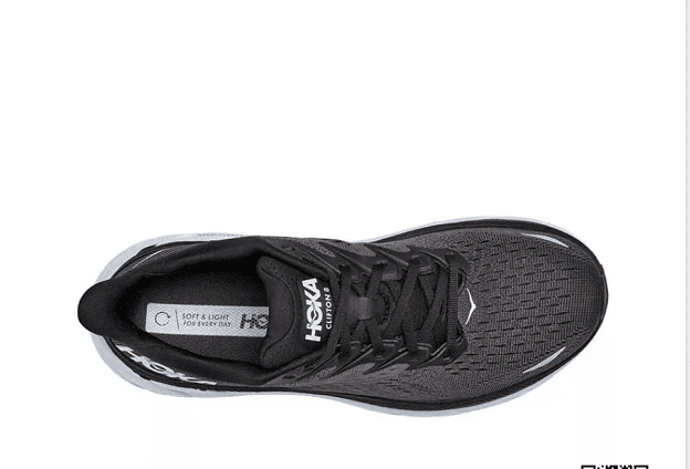 נעלי הוקה-HOKA ONE ONE Clifton 8 Black – תמונה 3