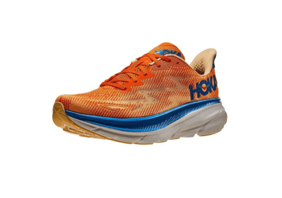 נעלי הוקה-HOKA ONE ONE Clifton 9 White Orange