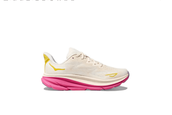 נעלי הוקה-HOKA ONE ONE Clifton 9 White Pink