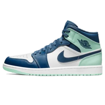 נייק ג'ורדן-Nike Air jordan 1 Mid - Blue Mint