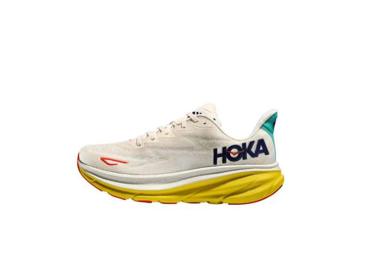 נעלי הוקה-HOKA ONE ONE Clifton 9 WHITE YELLOW