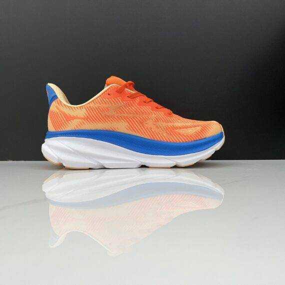 נעלי הוקה-HOKA ONE ONE Clifton 9 White Orange