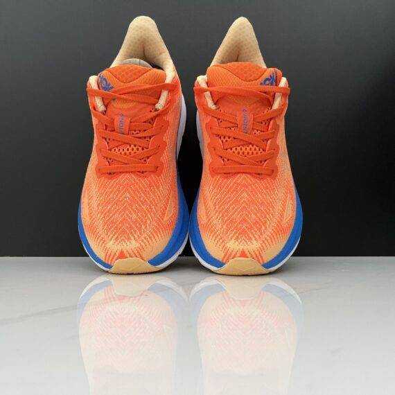 נעלי הוקה-HOKA ONE ONE Clifton 9 White Orange