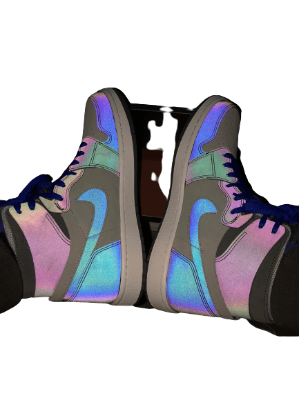 נייק ג'ורדן-Nike Air jordan 1 Mid -High Reflective – תמונה 4