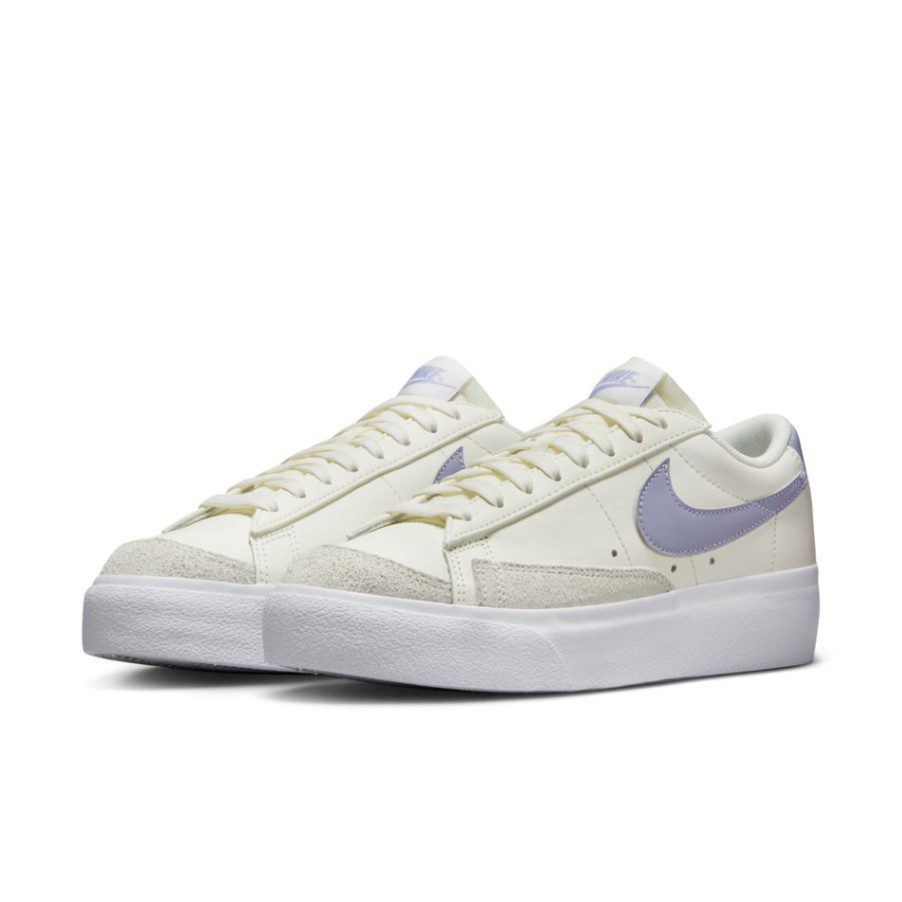נייק בלייזר-NIKE BLAZER LOW '77 VINTAGE CREAM PURPLE – תמונה 3