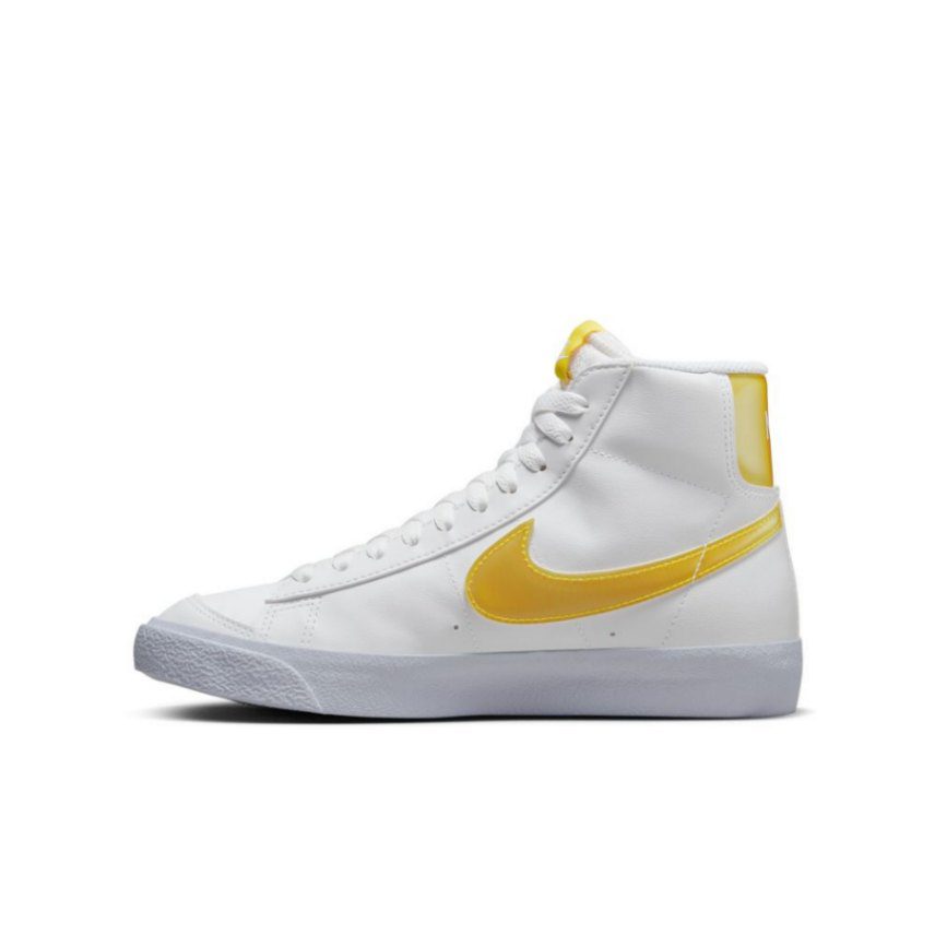 נייק בלייזר גבוהות- NIKE BLAZER MID '77 VINTAGE WHITE YELLOW – תמונה 5