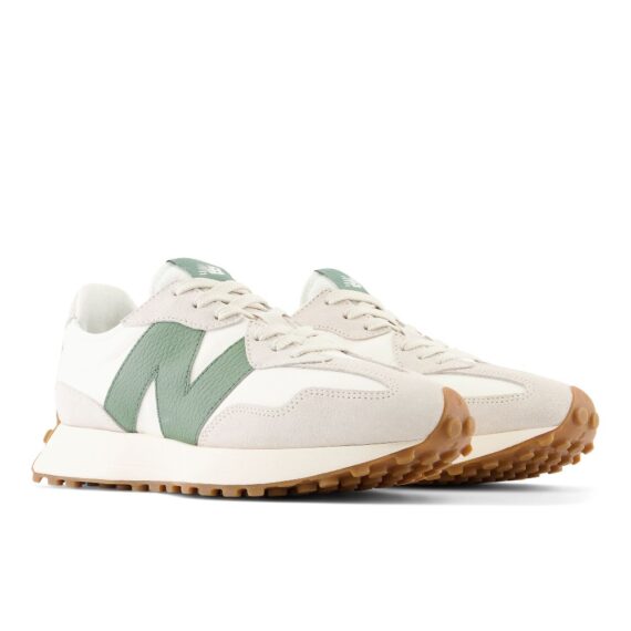 סניקרס ניו באלאנס NEW BALANCE 327 WHITE GREEN