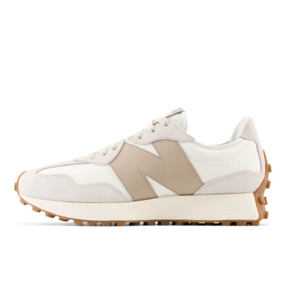 סניקרס ניו באלאנס NEW BALANCE 327 WHITE BROWN