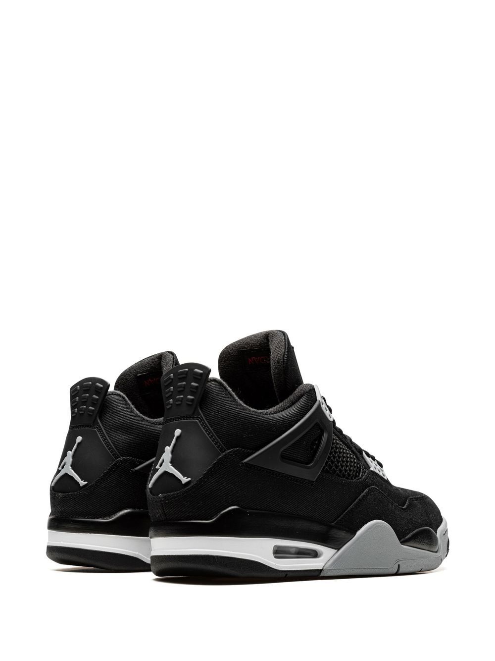 NIKE Air Jordan 4 “Black Canvas” sneakers – תמונה 3