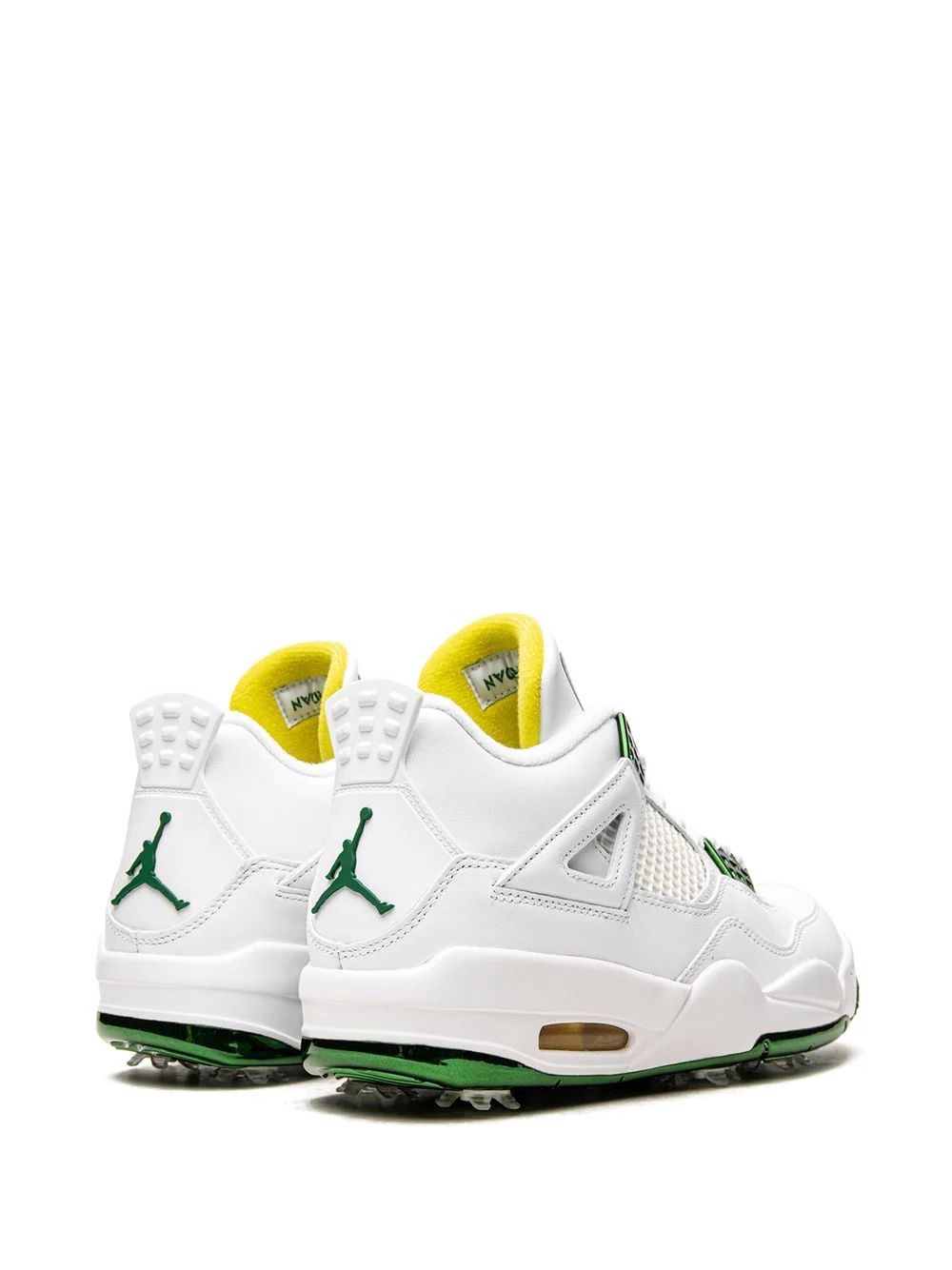 NIKE Air Jordan 4 Retro Golf "Metallic Green" sneakers – תמונה 3