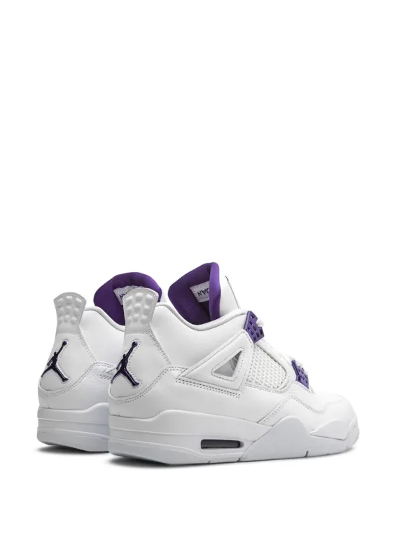 NIKE Air Jordan 4 Retro "Metallic Pack - Purple" sneakers
