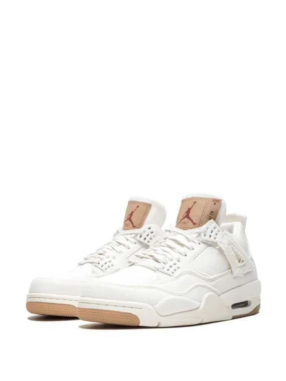NIKE Air Jordan 4 Retro Levis NRG white denim