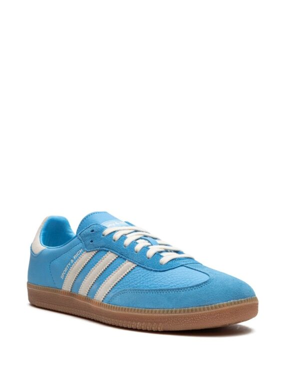 נעלי אדידס סמבה- x Sporty & Rich Samba "Blue Rush" sneakers