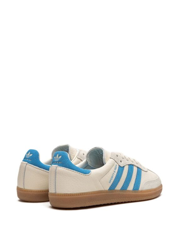 נעלי אדידס סמבה- x Sporty and Rich Samba "Cream Blue" sneakers
