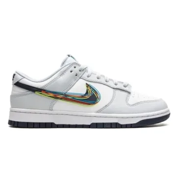 NIKE DUNK LOW GREY 3D SWOOSH
