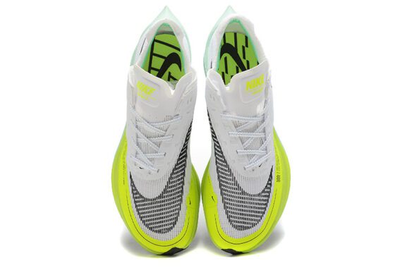 Nike ZoomX Vaporfly Next% 2 White Volt Racer Blue