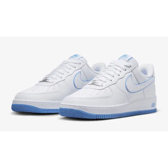 נעלי נייק-Nike Air Force 1 Low Outline White University Blue