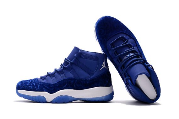 NIKE AIR JORDAN 11 “BLUE VELVET” ROYAL BLUE-WHITE FOR MEN AND WOMEN