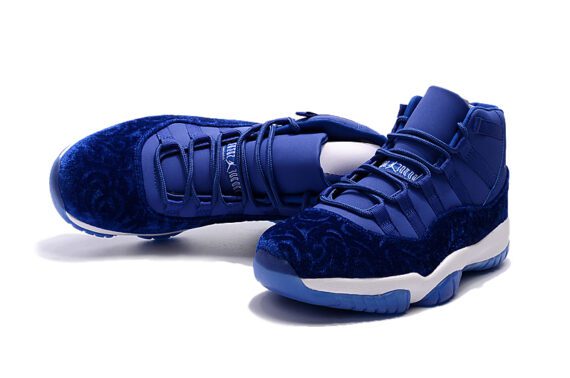 NIKE AIR JORDAN 11 “BLUE VELVET” ROYAL BLUE-WHITE FOR MEN AND WOMEN