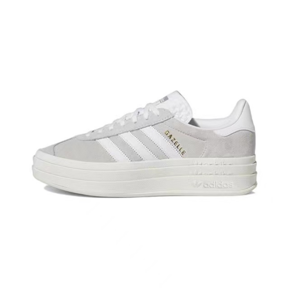 אדידס גאזל- ADIDAS GAZELLE BOLD SHOES Grey/White