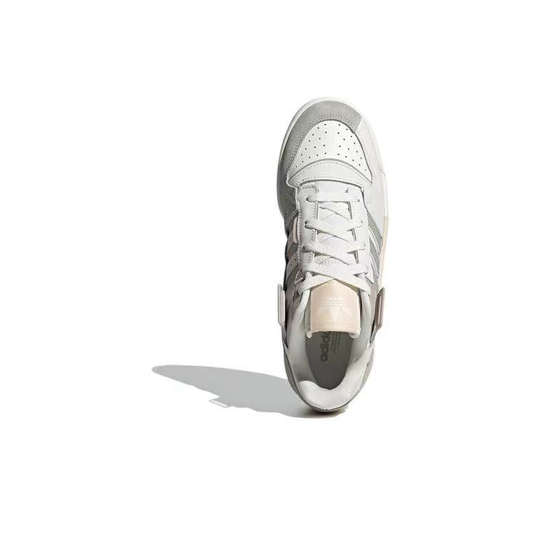 אדידס פורום - ADIDAS FORUM Low Grey/off white SNEAKERS – תמונה 5