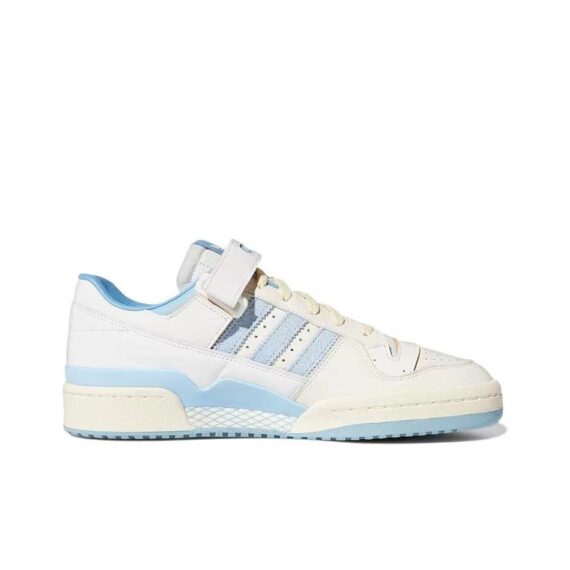 אדידס פורום - ADIDAS FORUM Low Off white/Sky Blue SNEAKERS