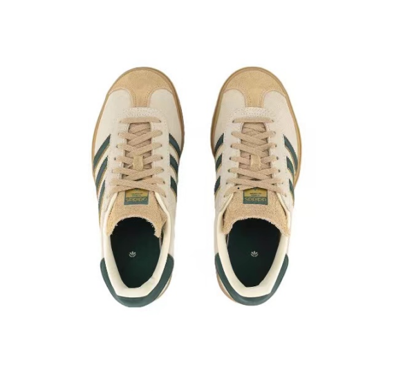 אדידס גאזל- ADIDAS GAZELLE BOLD SHOES Cream/Green