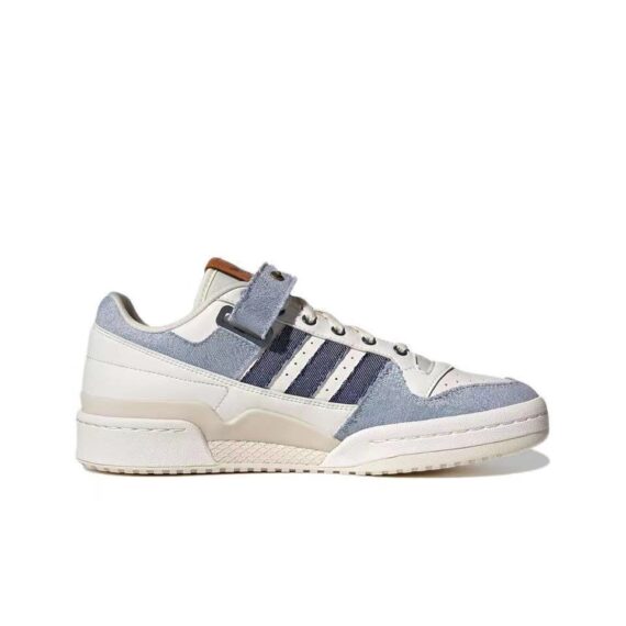 אדידס פורום - ADIDAS FORUM Low Trainers White, Blue SNEAKERS
