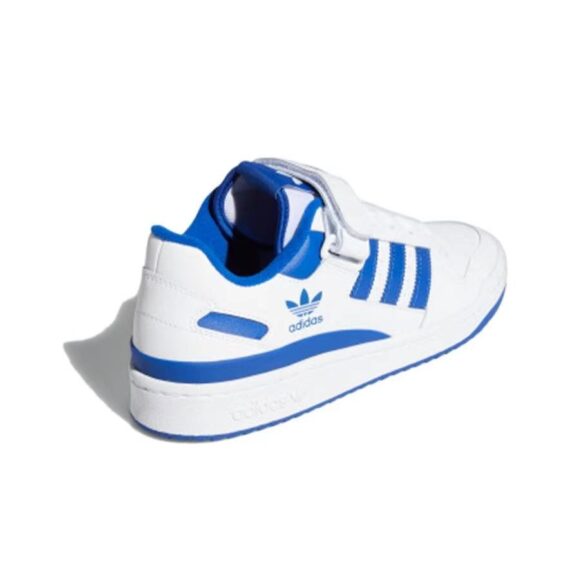 אדידס פורום - ADIDAS FORUM Low White/Team Royal Blue SNEAKERS